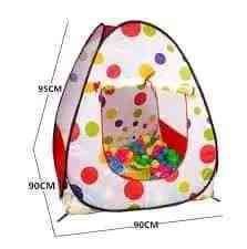Foldable Baby Play Tent House with 50 Colorful Balls - Image 2